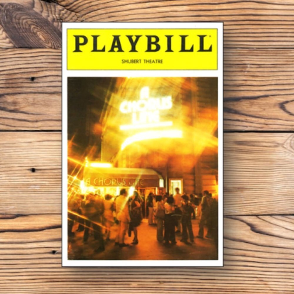 Aβ Chorus Line Playbill Broadway Musical Refrigerator Fridge Locker Magnet